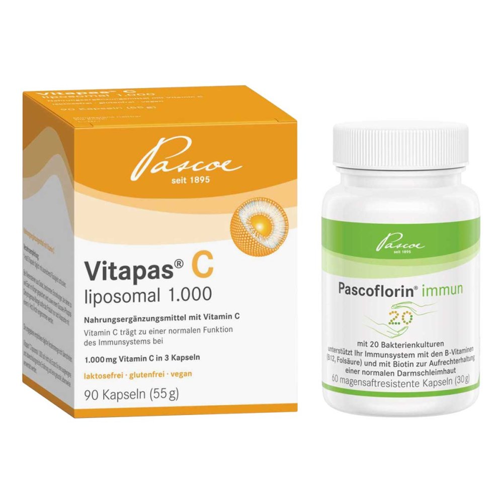 Pascoe Vital GmbH Vitapas C liposomal 1.000 + Pascoflorin immun Kapseln 08105636