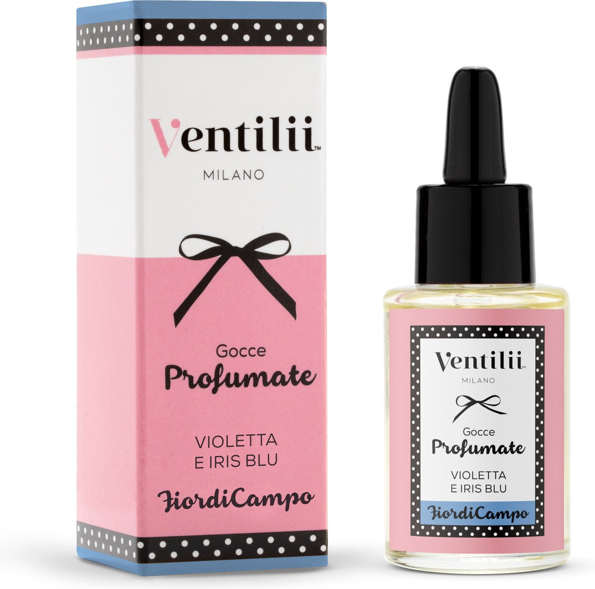Geurolie druppels Fior di Campo 30ml – Ventilii Milano® | huisparfum geurverspreider textielverfrisser