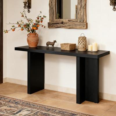 karlinc 42''Modern Wooden Narrow Console Table for Entryway and Living Room