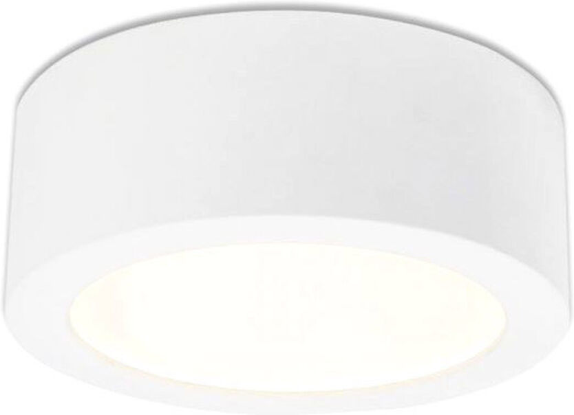 Isoled Led Aufbauleuchte Luna 12w, Weiß, Indirektes Licht, Neutralweiß