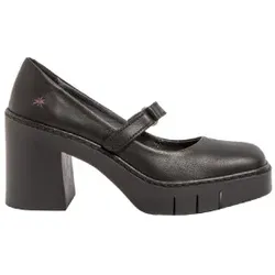 Art für Damen. 119771101003_001 Lederschuhe 1977 schwarz -Absatzhöhe 9cm (37), 8 bis 10 cm, Klettverschluss, Lässig