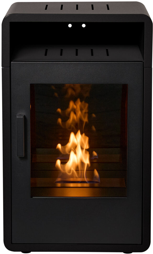 Adam 40Cm W Bio Ethanol Fire Black 65cm H X 40cm W X 35cm D
