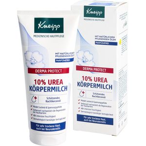 Kneipp Bodylotion Derma Protect 10% Urea Körpermilch, für sehr trockene Haut & bei Neurodermitis, parfümfrei, 200 ml