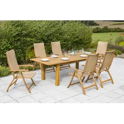 Merxx Capri Set 7tlg. Doppelausziehtisch