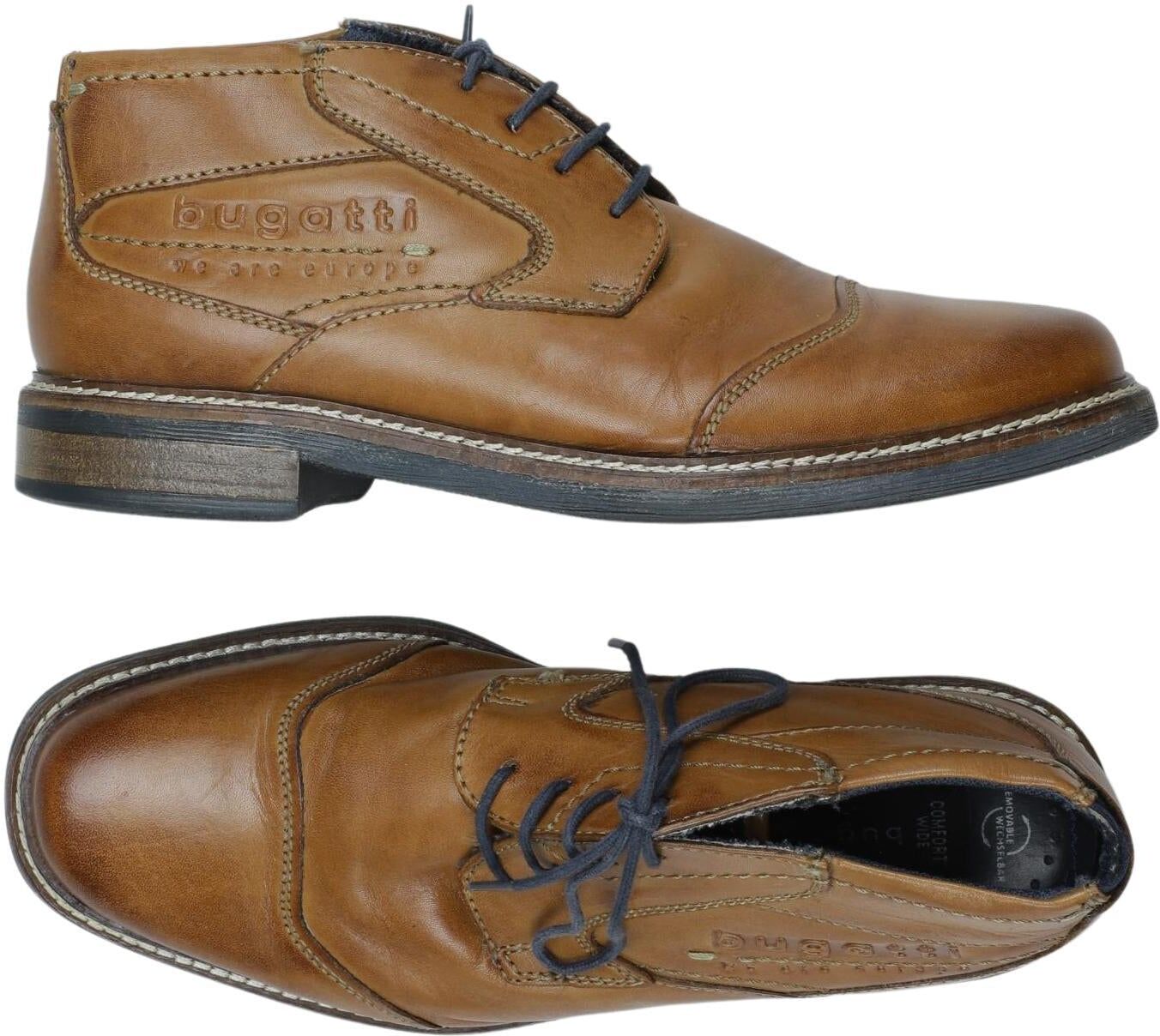 Bugatti Herren Stiefel, Braun, Gr. EU 41, Leder - Second Hand