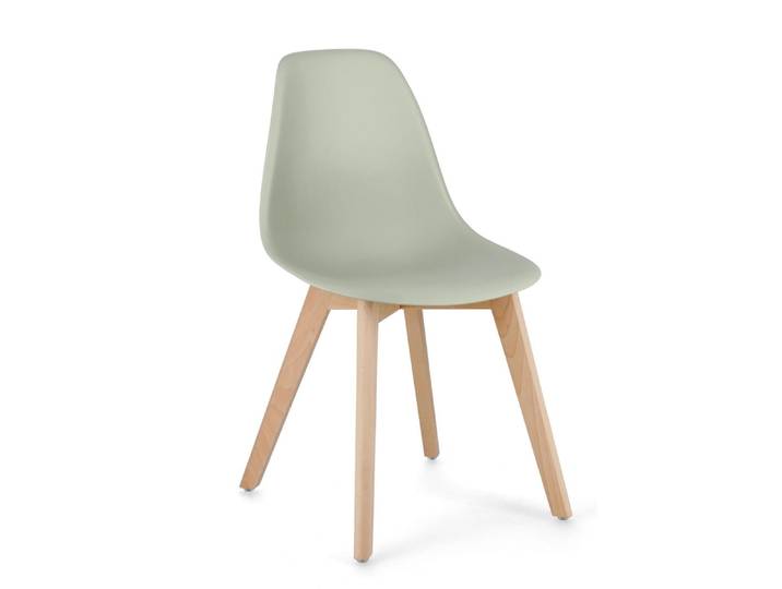 Set 6 chaises hêtre vertes