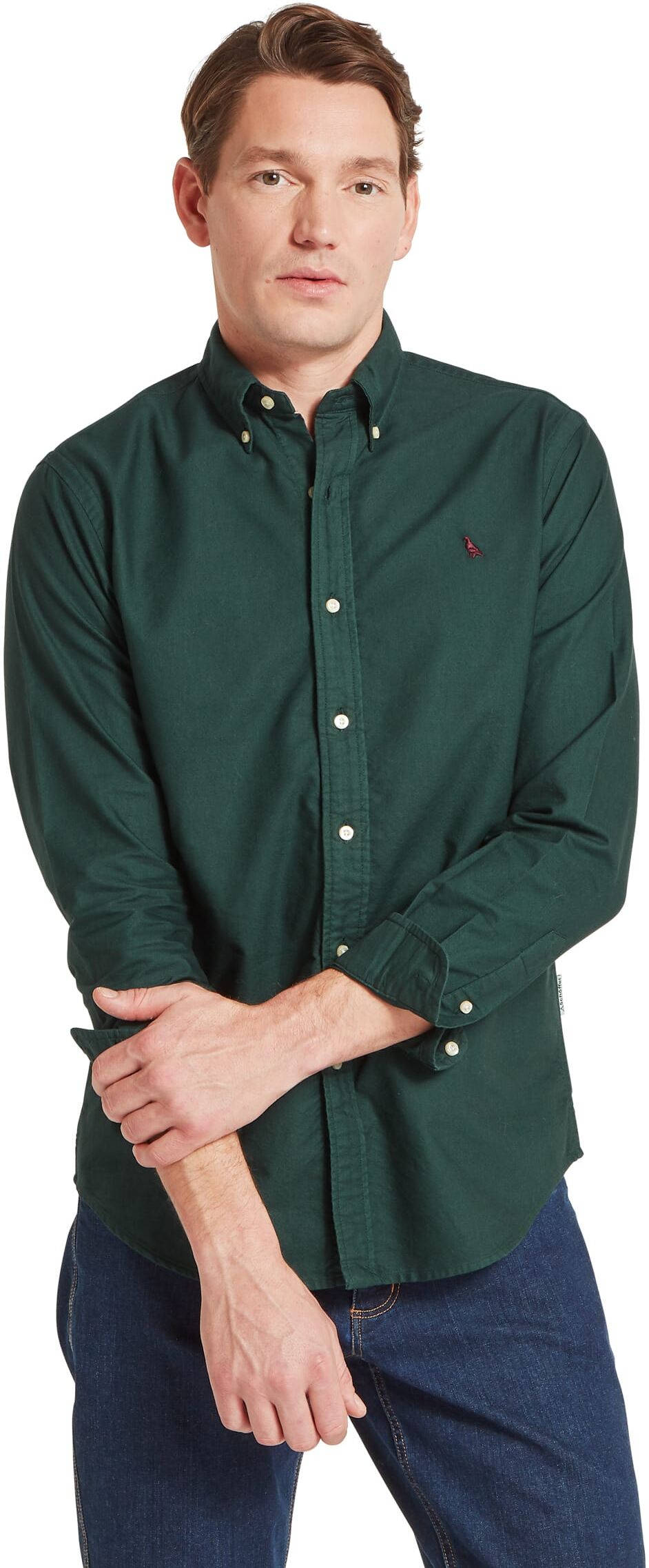 Schöffel Country Cavendish Oxford Shirt - Green - Size 18 - Men