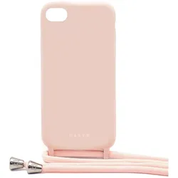 Casyx Hülle für iPhone SE/8/7/6S/6 mit Kordel (Apple iPhone 6, Apple iPhone 6s, Apple iPhone 7, Apple iPhone 8, Apple iPhone SE), Smartphone Hülle, Rosa