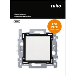 Niko, Lichtschalter + Storenschalter, Interruttore Incorporato Originale a Due Vie