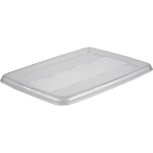 Keeeper Deckel-Aufbewahrungsbox Emilia, transparent, für Aufbewahrungsbox Emil 15 Liter, 38 x 29 cm