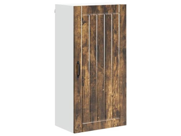 IBUQDDV Wandschrank Lucca Geräucherte Eiche 50 x 31 x 100 cm Holzwerkstoff, Rahmenmaterial Holzwerkstoff, rechteckige Form, Innenbereich, moderne Ästhetik, Küchenlayouts