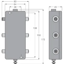 Turck PROFIBUS-PAIP67 JBBS-48-E413/3G