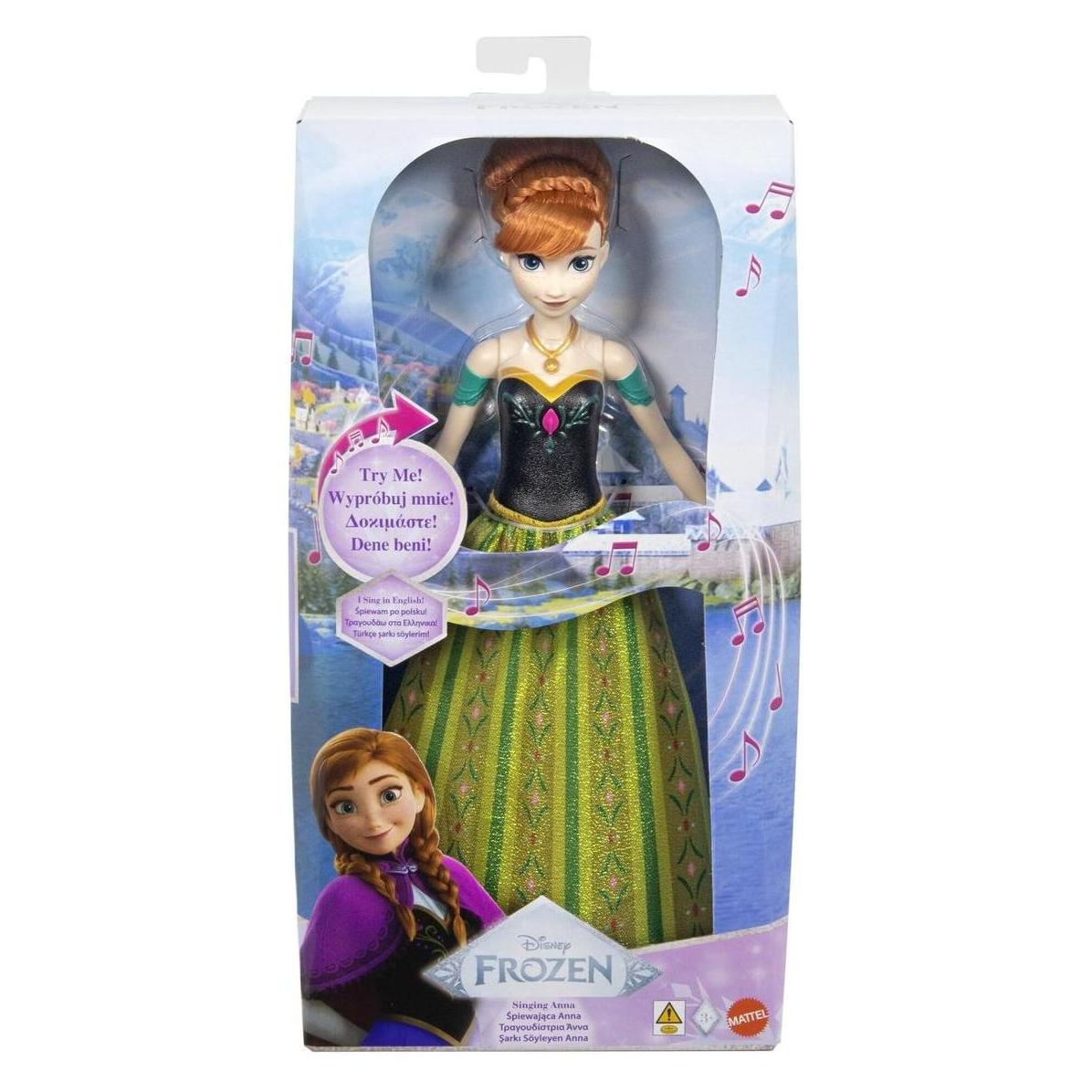Mattel Disney Frozen Singende Prinzessin Anna Puppe JDX53 (247965)