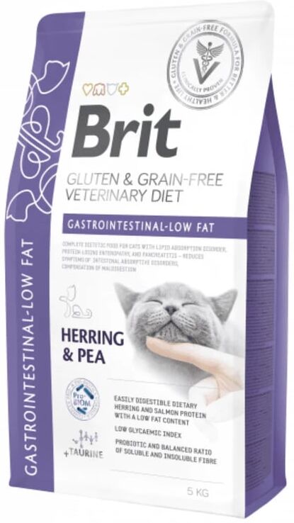 Brit Veterinary Cat GastroIntestinal-Low Fat 2kg