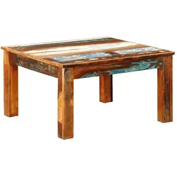 vidaXL Couchtisch Quadratisch Altholz