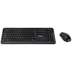 Targus AKM610UK Funk Tastatur, Maus-Set Geräuscharme Tasten Englisch, QWERTY Schwarz