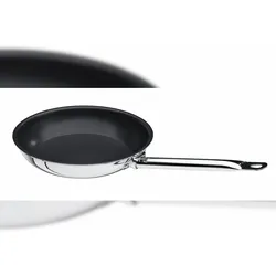 GastroSUS 3-Schicht-Bratpfanne Trigon mit DIAMAS PRO Antihaft-Beschichtung, Edelstahl, 28 cm