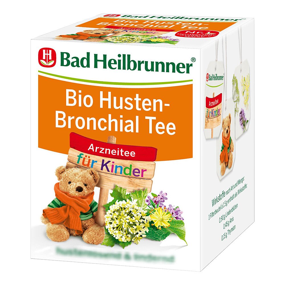 Bad Heilbrunner Naturheilm.GmbH&Co.KG Bad Heilbrunner Bio Husten-bronchial Tee für Kinder 13416274