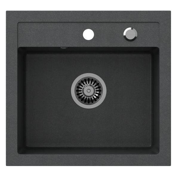 Steiner JOHNNY 110 Steingran black granite sink, 1 bowl, b (39221000)
