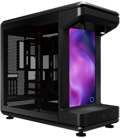 Cooler Master MasterFrame 360 STAGE LCD Full Tower Nero, Trasparente (MF360-KHNN-S02)