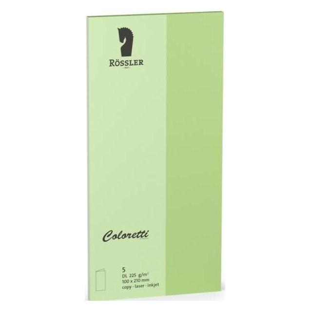Rössler Briefkarte DL HD 5ST peppermin (5 Stk.) (220703537)