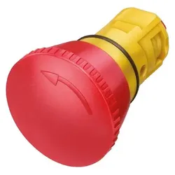Siemens Not-Halt-Pilzdrucktaster, 16mm, rund Kunststoff, Schalter + Taster, Rot