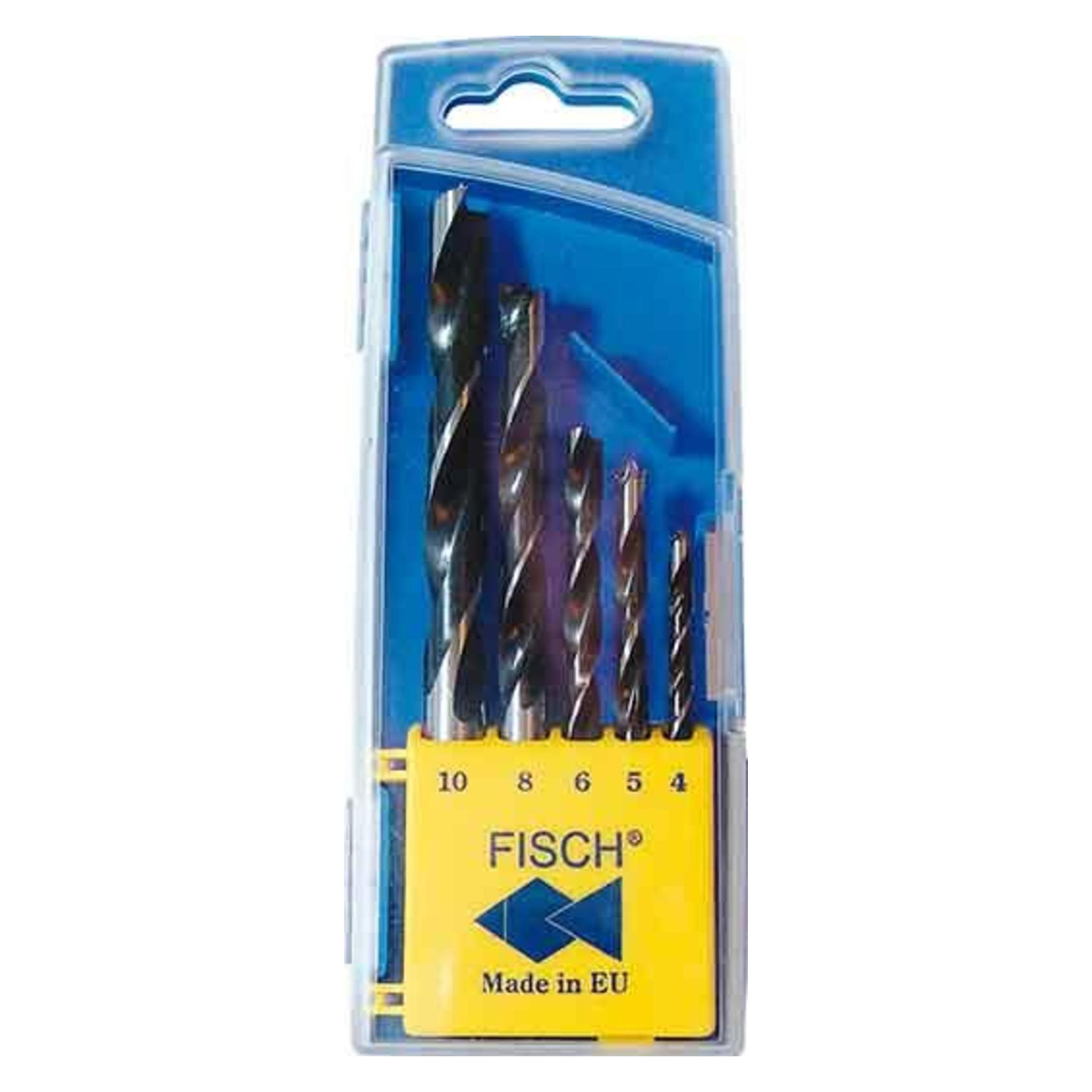 Magni Fisch 01200005K Holzspiralbohrer-Satz "Standard", 4-10 mm, 5-teilig (10, 4, 5, 6, 8) (9002696122630)