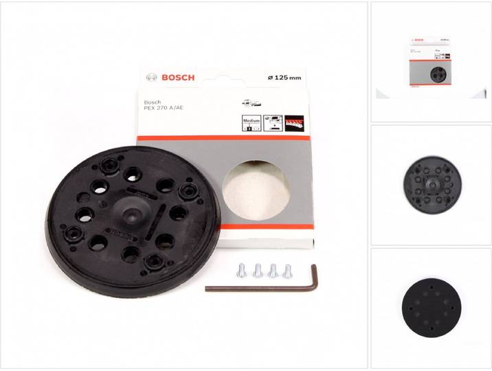 Bosch Schuurplateau middel - 125 mm