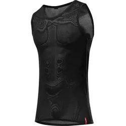 LÖFFLER Herren Netz-singlet Transtex® Light+, Größe 46 in Schwarz Schwarz