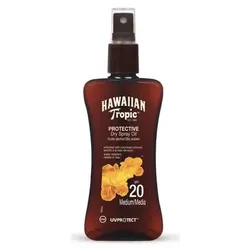 Hawaiian Tropic Protective Dry Spray Oil Spf20 Medium 200ml