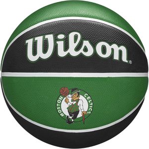 WILSON Basketball NBA Team Tribute Boston Celtics, outdoor, Größe 7, grün/schwarz, 600 Gramm, Trainingsball