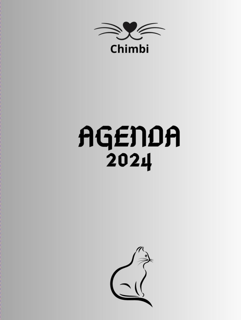Agenda 2024 met maandelijkse en wekelijkse indeling