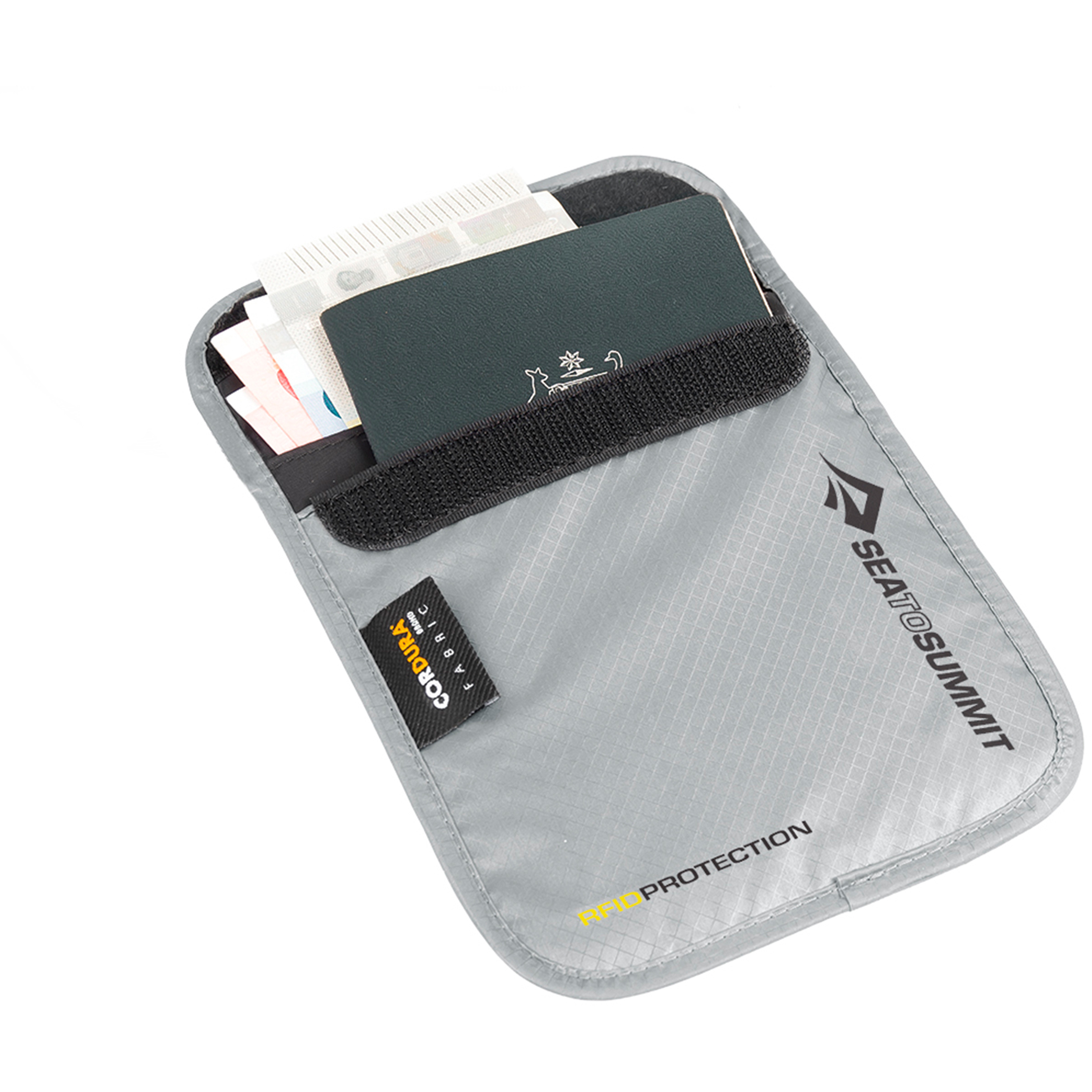 Sea to Summit Neck RFID Geldbeutel Reisegeldbeutel grau