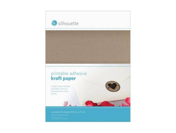 Kreativset Silhouette Bedruckbares Kraftpapier , braun (bunt), Kreativsets, Kreativset