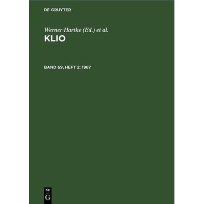 1987, Gebundene Ausgabe von , De Gruyter, 978-3-11-251967-7