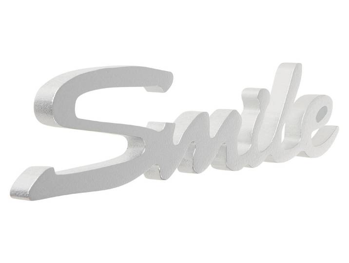 Schriftzug magnetis. Smile silber