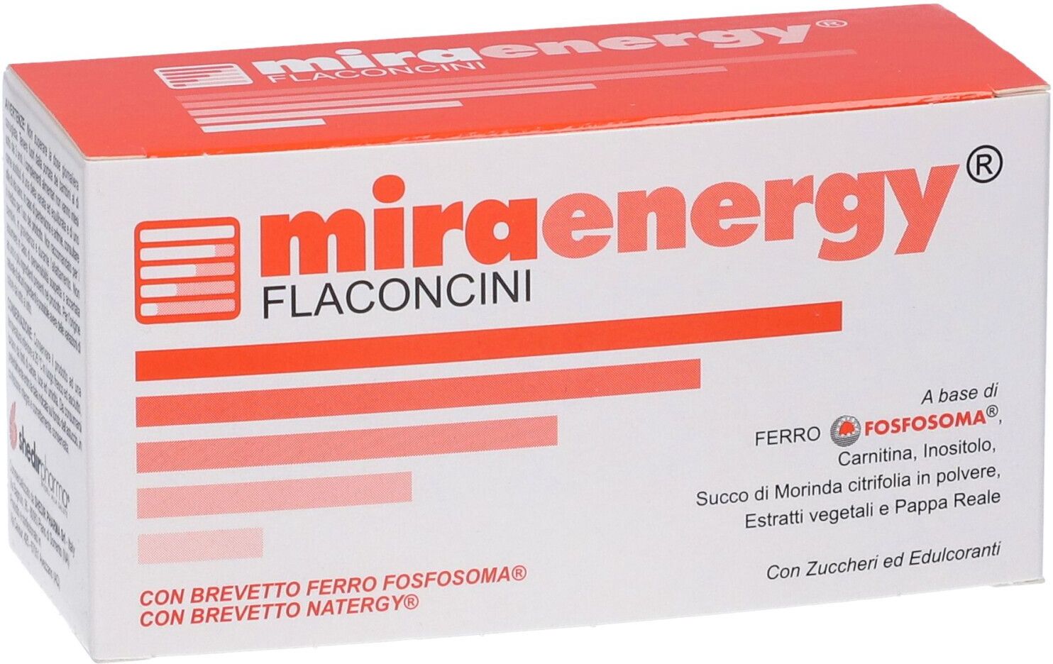 SHEDIR PHARMA Srl Unipersonale Miraenergy Flaconcini 10ml – Integratore Energetico e Adattogeno