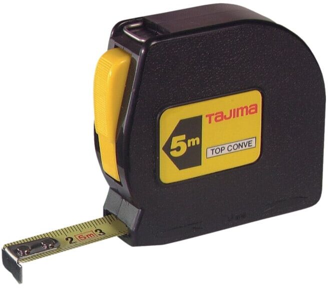 Tajima Mètre ruban TOP CONVE 5m x 13mm jaune (470268)