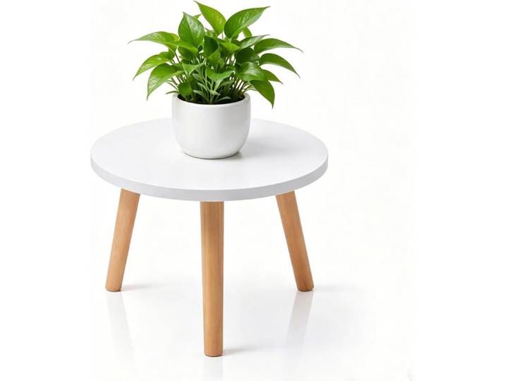 Tabouret Pour Plantes En Bois Tabouret De Fleurs Pour Intérieur Et Balcon Support De Plantes Rond Stable Pour Pots De Fleurs[CA317]