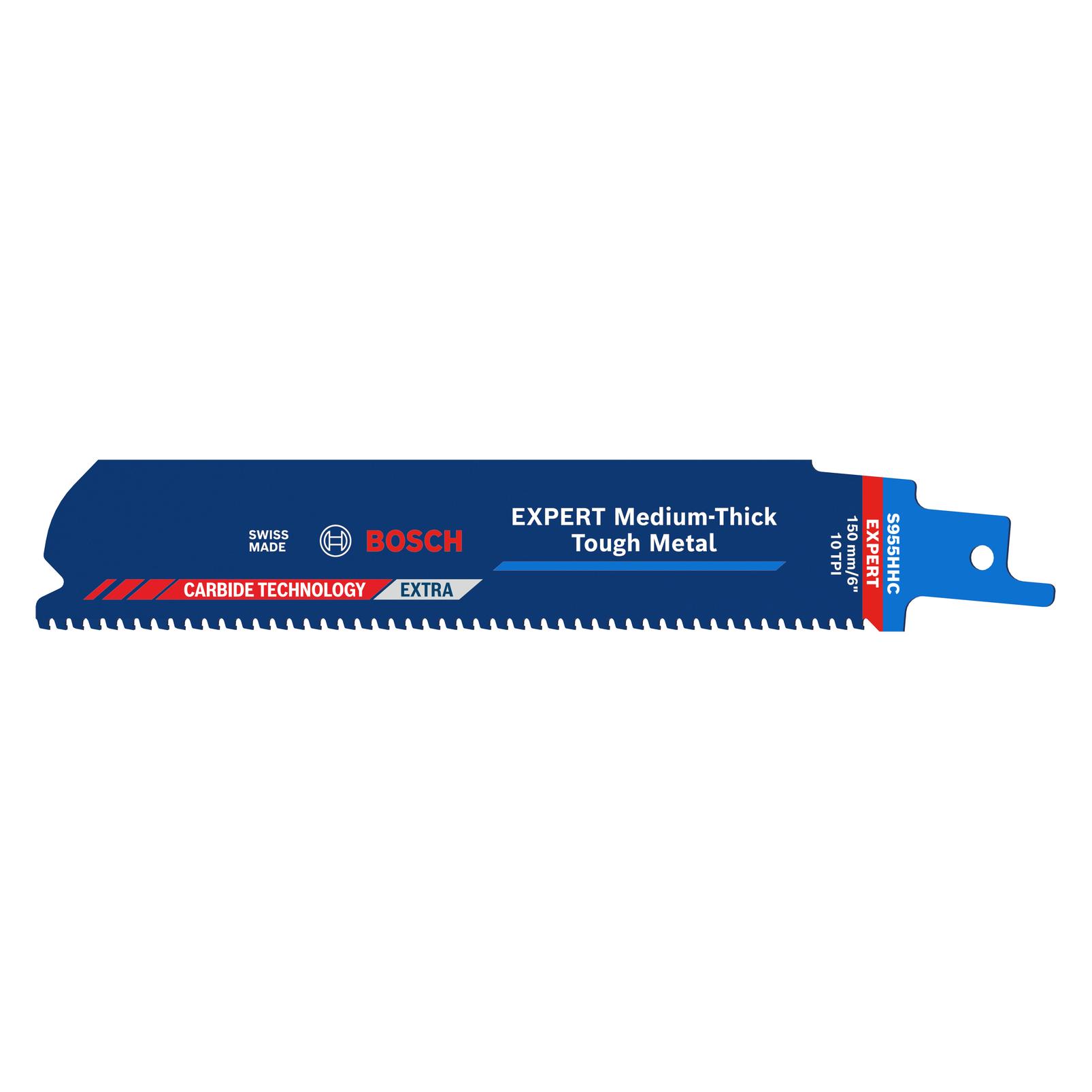 Bosch Professional Zubehör EXPERT S955HHC Medium-Thick Tough Metal Säbelsägeblatt (2608902321)