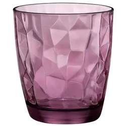 Bormioli Rocco Becher niedrige Form Diamond purple 30 cl x 3
