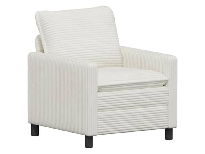 KTHLBRH Sofa-Set, 2-teilig, cremefarben, Polyester Metallrahmen, modernes Design, weiche Kissen, für Wohnzimmer