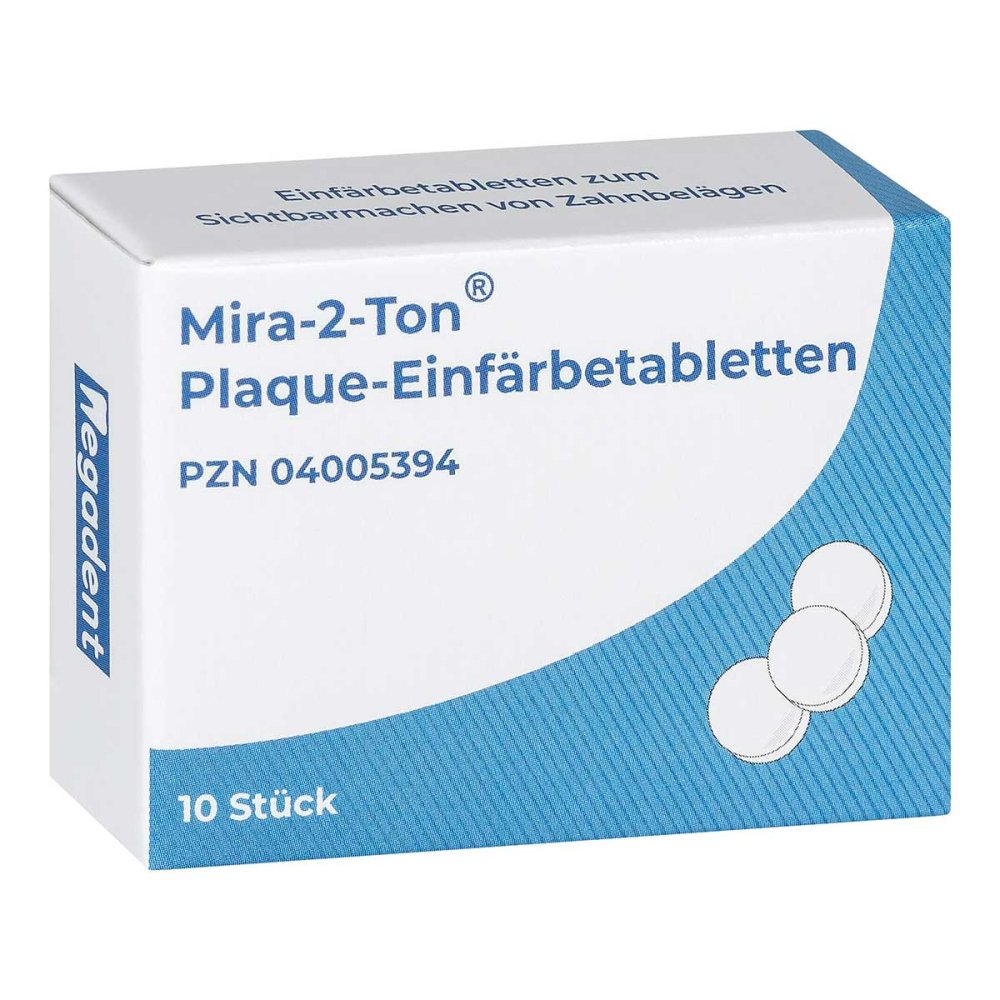 Megadent Deflogrip Gerhard Reeg GmbH Mira 2 Ton Plaque Einfärbe Tabletten 04005394