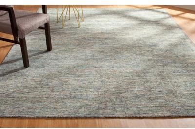 KALATY Aero Mist Marl Grey Handmade Area Rug