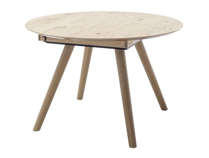 Schöner Wohnen Esstisch ROUND, wildeiche, Holzfurnier