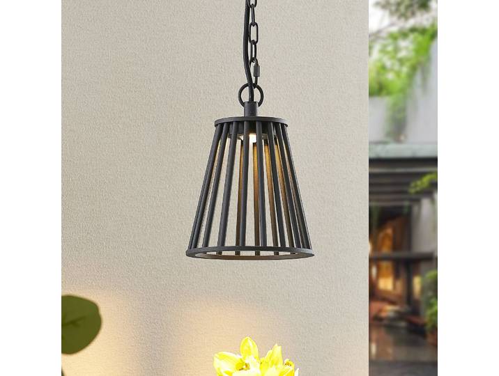 Miray LED d’extérieur Suspension Dark Grey - Lucande - Moderne - Métal - À ampoule unique