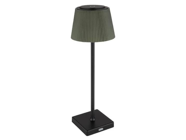 GLOBO Tischlampe Tischleuchte Außenlampe schwarz grün Touchdimmer Gartenlampe Akku LED