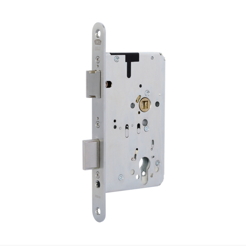 Panik-Einsteckschloss BKS B-2320, F-Stulp, Edelstahl, Umschaltfunktion B B-23200-04-L-8