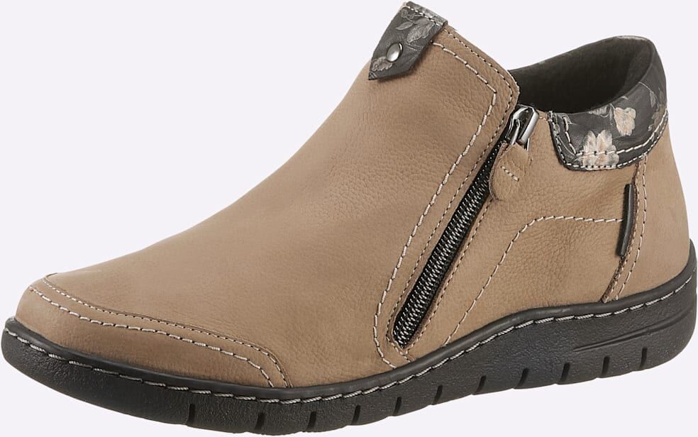 Stiefelette REFLEXAN, Damen, Gr. 38, gelb (vanille), Leder, Schuhe Stiefelette