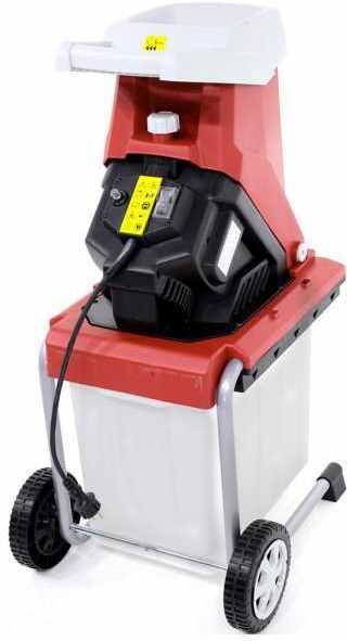 GeoTech ESB 2500 BLADES - Elektro Häcksler - mit umkehrbaren Messern und Auffangwanne